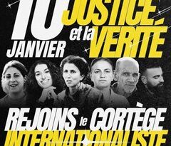Commémoration des attentats contre le peuple kurde : mobilisation du cortège internationaliste