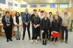 Six élèves du collège de Eu primés à un concours de la Fédération du bâtiment