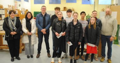 Six élèves du collège de Eu primés à un concours de la Fédération du bâtiment