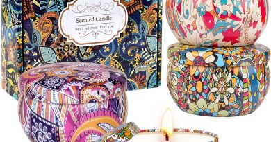Coffret Cadeau de Bougies Parfumées pour Femmes, Lot de 4 Bougies d&rsquo;aromathérapie au Soja Longue Durée, Bougie Parfumée de Noël, Cadeaux d&rsquo;anniversaire et de Noël pour Femmes, Bain, Spa et de yoga – Pourquoi ce produit mérite votre attention