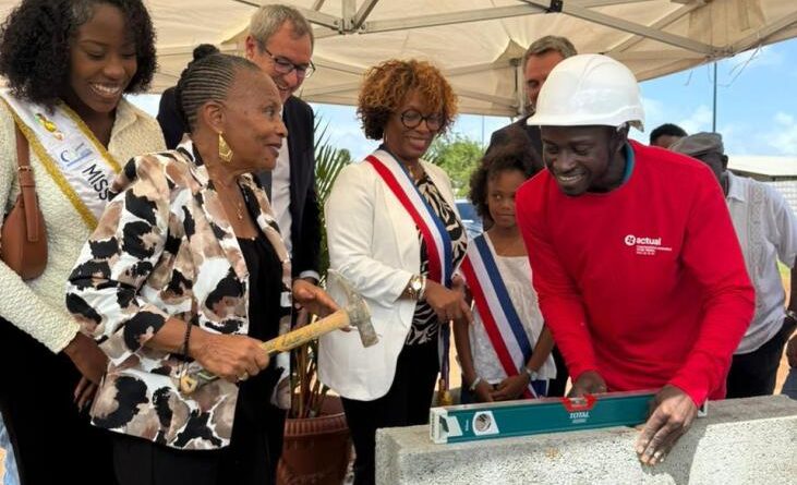 À Cayenne, l'école Christiane Taubira prend forme