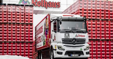 Transport de la Forêt-Noire à Bruxelles avec le camion électrique Mercedes eActros