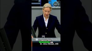 💙 ALICE WEIDEL : Industrie allemande en péril à cause d'erreurs !