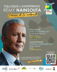[ANNÉE CULTURELLE] Colloque et conférence Rémy Nainsouta, Penseur de la pluralité moderne