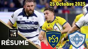 ASM Clermont vs Castres Olympique : Résumé J8 - Saison 2025/2026