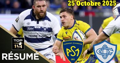 ASM Clermont vs Castres Olympique : Résumé J8 - Saison 2025/2026