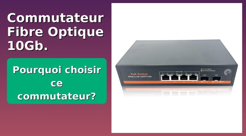 AVIS 2025 : Commutateur Fibre Optique 10Gb - Infos Clés