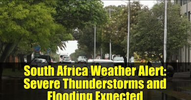 Alerte Météo en Afrique du Sud : Orages Violents et Inondations Prévisibles