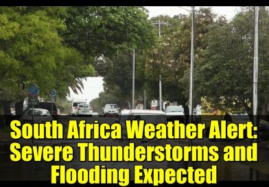 Alerte Météo en Afrique du Sud : Orages Violents et Inondations Prévisibles