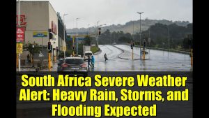 Alerte Météo en Afrique du Sud : Pluies, Tempêtes et Inondations à Venir