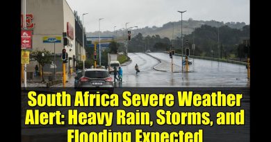 Alerte Météo en Afrique du Sud : Pluies, Tempêtes et Inondations à Venir
