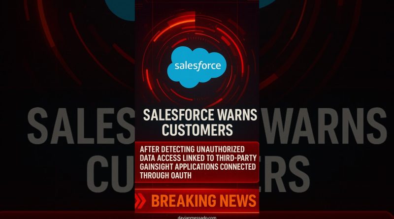 Alerte de violation Salesforce : une attaque OAuth expose des données clients