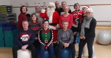 Ambiance de Noël à la gymnastique