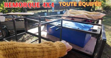 Aménagement pratique de notre remorque 4x4 pour l'aventure !