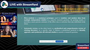 Analyse Métamétodologique et Revues Systématiques - Partie 1