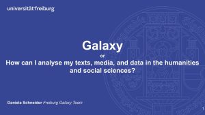 Analyser textes et données en sciences humaines : Café-Conférence