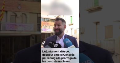 Ascó déçu par le Congrès face au refus de prolonger les centrales