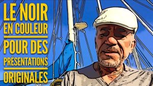 Assiettes noires : l'art du plating par des chefs