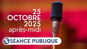 🔴 Assistez à la séance publique du 25 octobre 2025, après-midi
