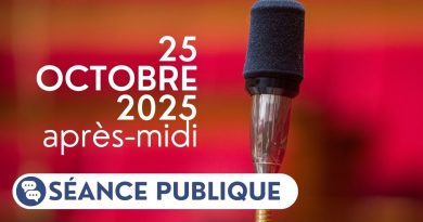 🔴 Assistez à la séance publique du 25 octobre 2025, après-midi