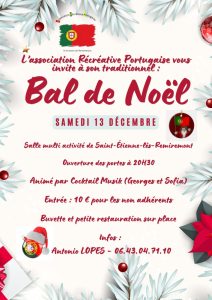 Association Récréative Portugaise – bal de Noël