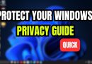 Astuces essentielles pour protéger votre vie privée sur Windows !