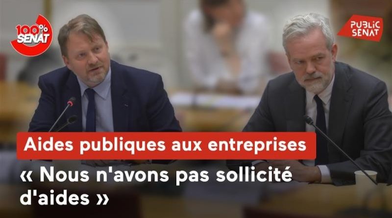 Audition de Google France au Sénat sur les aides publiques