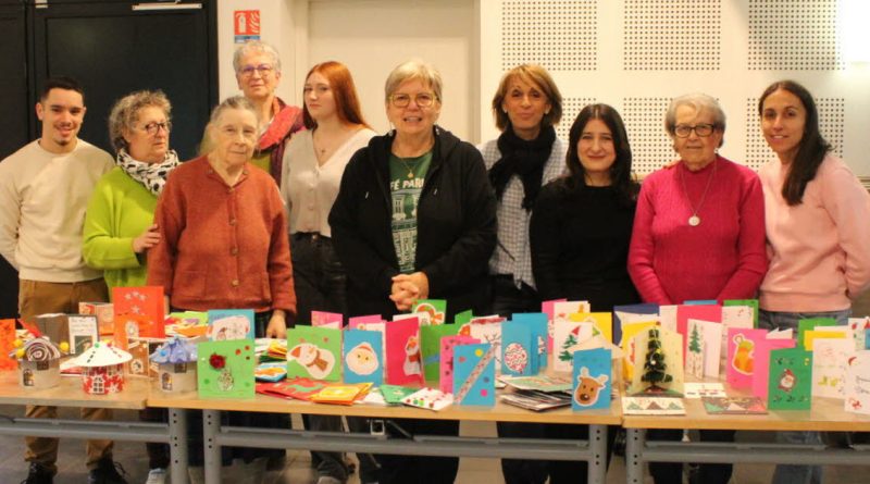 Autun. Des cartes de Noël “faites maison” pour les plus fragiles