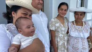 Baptêmes de Noël à Moorea : recueillement et tradition au temple protestant de Haapiti
