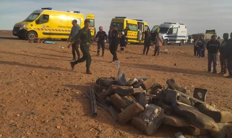 Béni Abbes: 9 morts et 10 blessés dans un accident d'autocar en Algérie