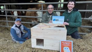 Bienvenue sur un chantier d'installation d'un chouette nichoir dans l'Auxois - ICI