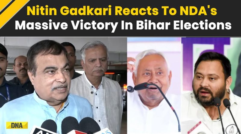 Bihar : Nitin Gadkari salue la victoire historique de la NDA