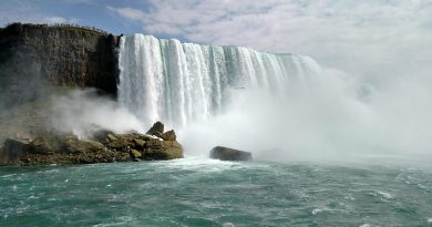 Canada, nature, mountains, Niagara Falls, Northern Lights, maple leaf, cityscape
