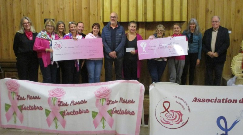 Biscarrosse / Sanguinet : 29 500 euros remis à l’Institut Bergonié à la suite d’Octobre rose