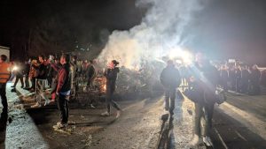 Blocage de l’autoroute A75 : une centaine d’agriculteurs rassemblés en Lozère