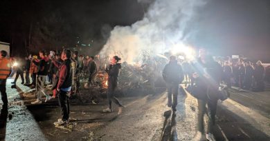 Blocage de l’autoroute A75 : une centaine d’agriculteurs rassemblés en Lozère