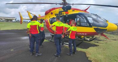 Bouillante : trois canyoneurs secourus par hélicoptère après un accident au Morne Michot