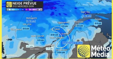 Bourrasques de neige : alerte dans le centre du Québec mercredi Bourrasques de neige attendues au centre du Québec mercredi