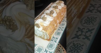 Bûche vanille mascarpone caramel aux noix : un délice ! 🤩
