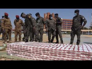 Burkina Faso : saisie d'explosifs, drogue et cyanure après 3 mois