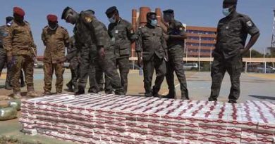 Burkina Faso : saisie d'explosifs, drogue et cyanure après 3 mois