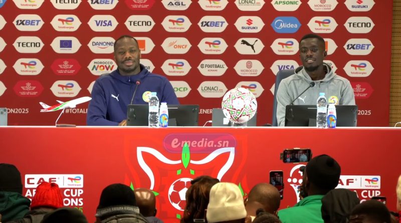 CAN 2025 : Pape Thiaw et Gana Gueye en conférence avant Sénégal - RDC