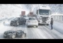 CHAOS DANS LA NEIGE : Véhicules hors de contrôle sur routes glissantes