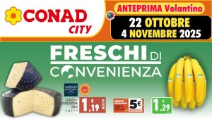 CONAD : Promotions et Bon d'Achat de 5€ du 22/10 au 4/11