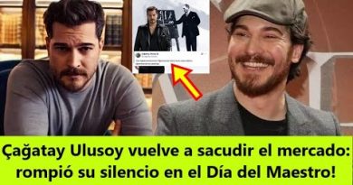 Çağatay Ulusoy fait sensation en s'exprimant pour le Jour du Maître !