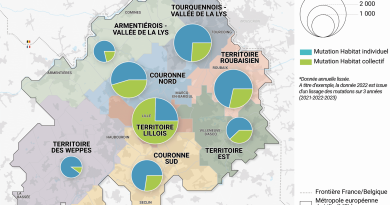 Cartographie des ventes de logements dans la métropole lilloise — ADU Lille Métropole