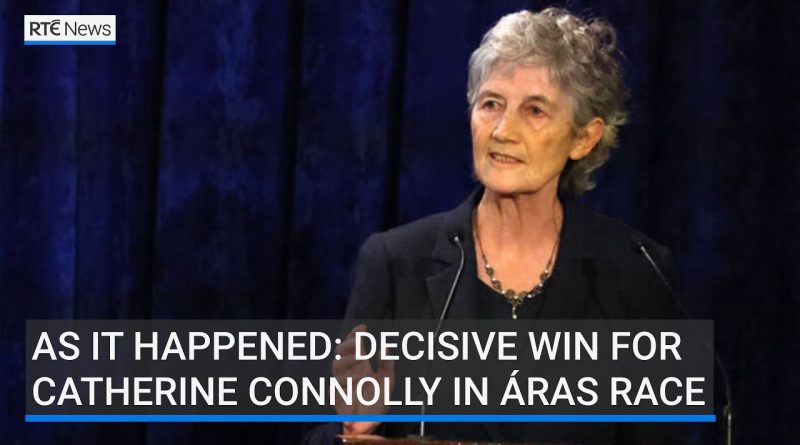 Catherine Connolly remporte brillamment la course à Áras