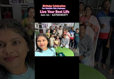 Célébration d'anniversaire au Club Nutrition de Padampur