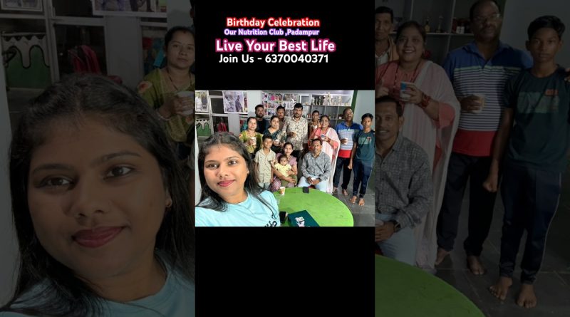 Célébration d'anniversaire au Club Nutrition de Padampur