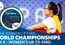 Championnat du Monde 2025 : Para Powerlifting Femmes -41kg